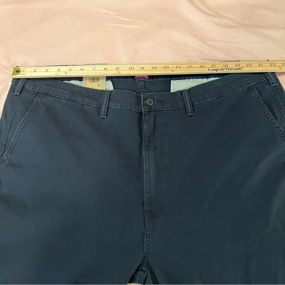 Levi's Men's XX Chino Standard Taper‎ Fit Stretch Pants Navy NWT Size 44